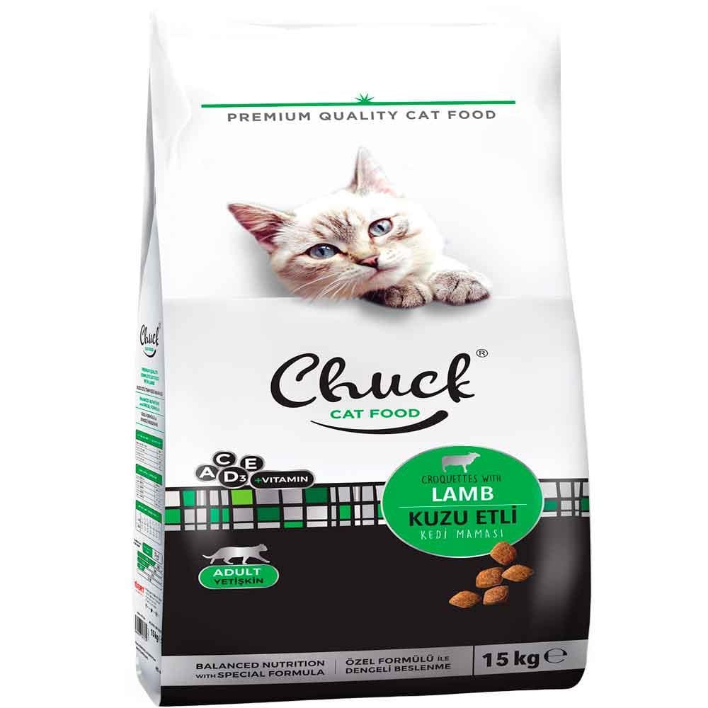 Chuck Kuzu Etli Kedi Maması 15 Kg 8680067146761 Amazon Pet Center