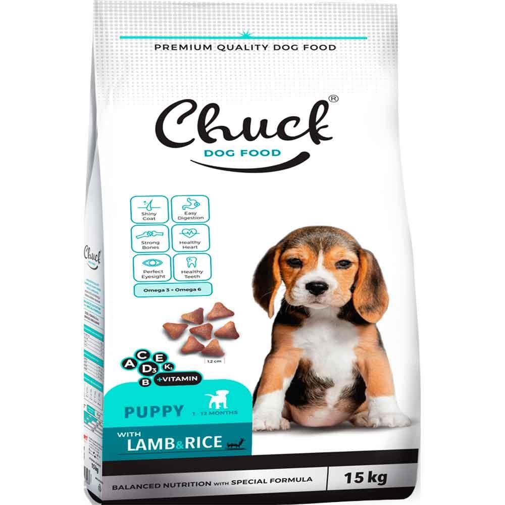 Chuck Kuzu Etli Yavru Köpek Maması 15 Kg 8683762181037 Amazon Pet Center