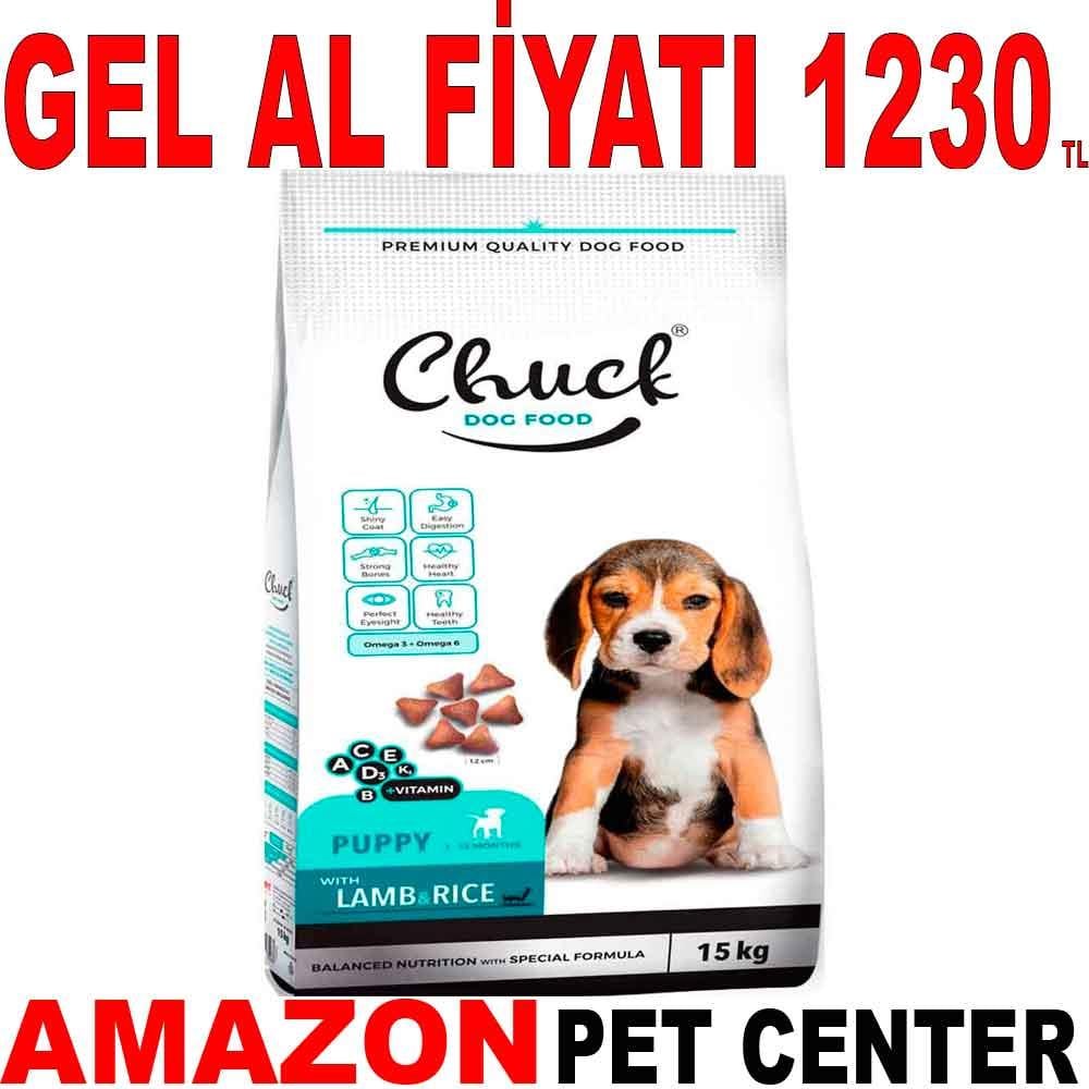 Chuck Kuzu Etli Yavru Köpek Maması 15 Kg 19415000 Amazon Pet Center