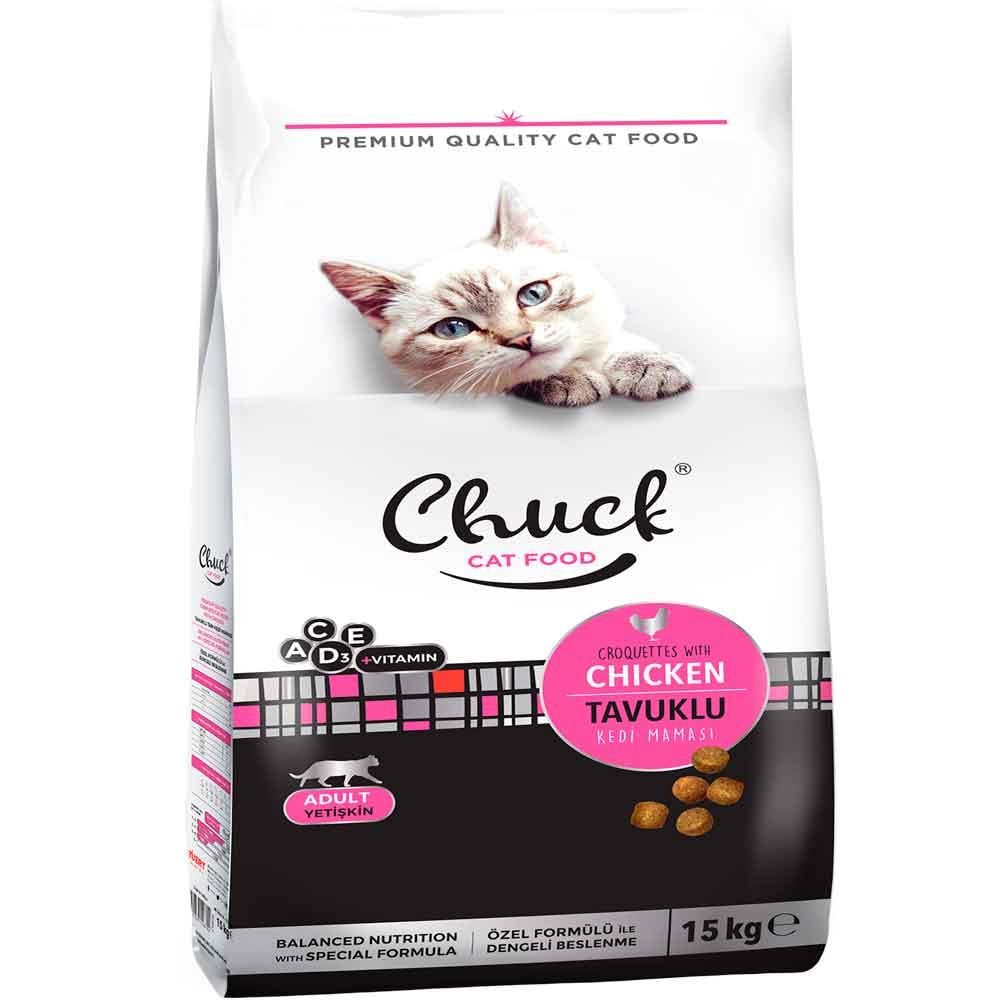 Chuck Tavuklu Kedi Maması 15 Kg 8680067146754 Amazon Pet Center