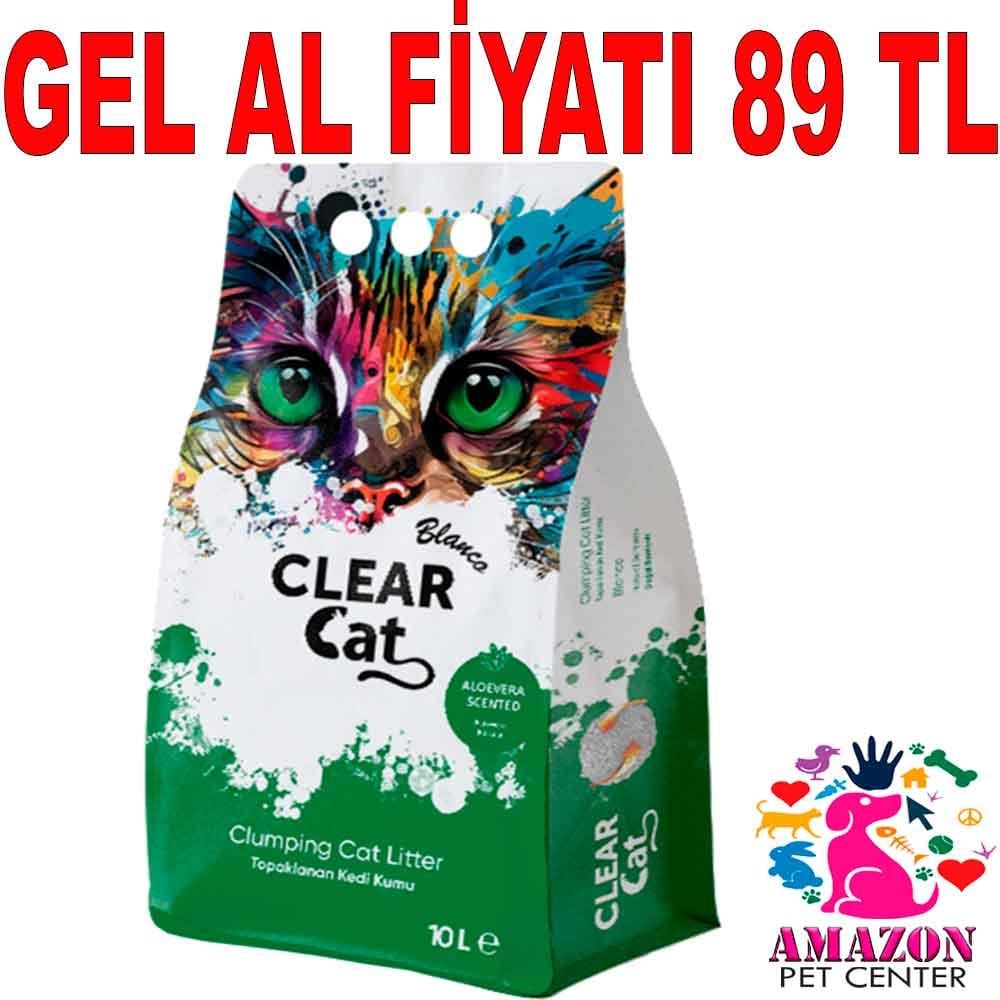 Clear Cat Topaklanan Kedi Kumu Aloe Vera Kokulu 10 Lt 20696009 Amazon Pet Center