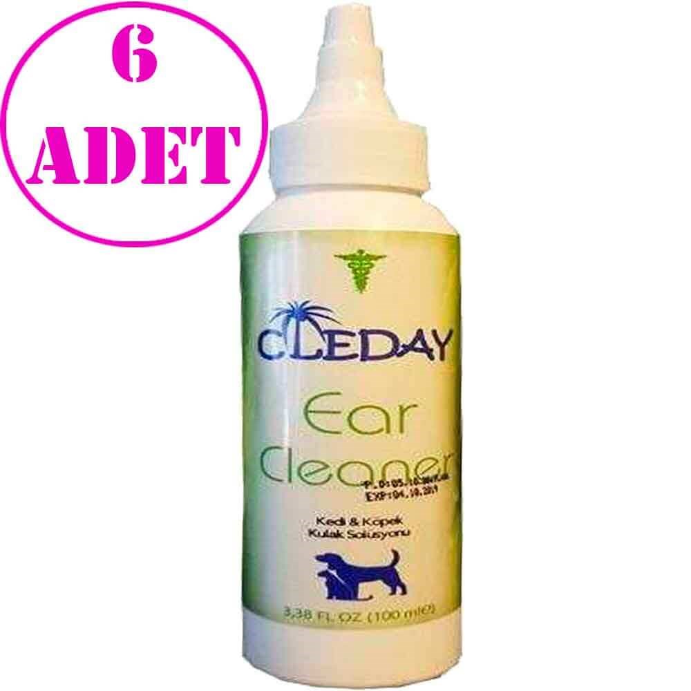 Cleday Kedi Köpek Kulak Solüsyonu 100 Ml 6 AD 32130058 CLEDAY Kedi Göz Ve Kulak Bakımı Amazon Pet Center