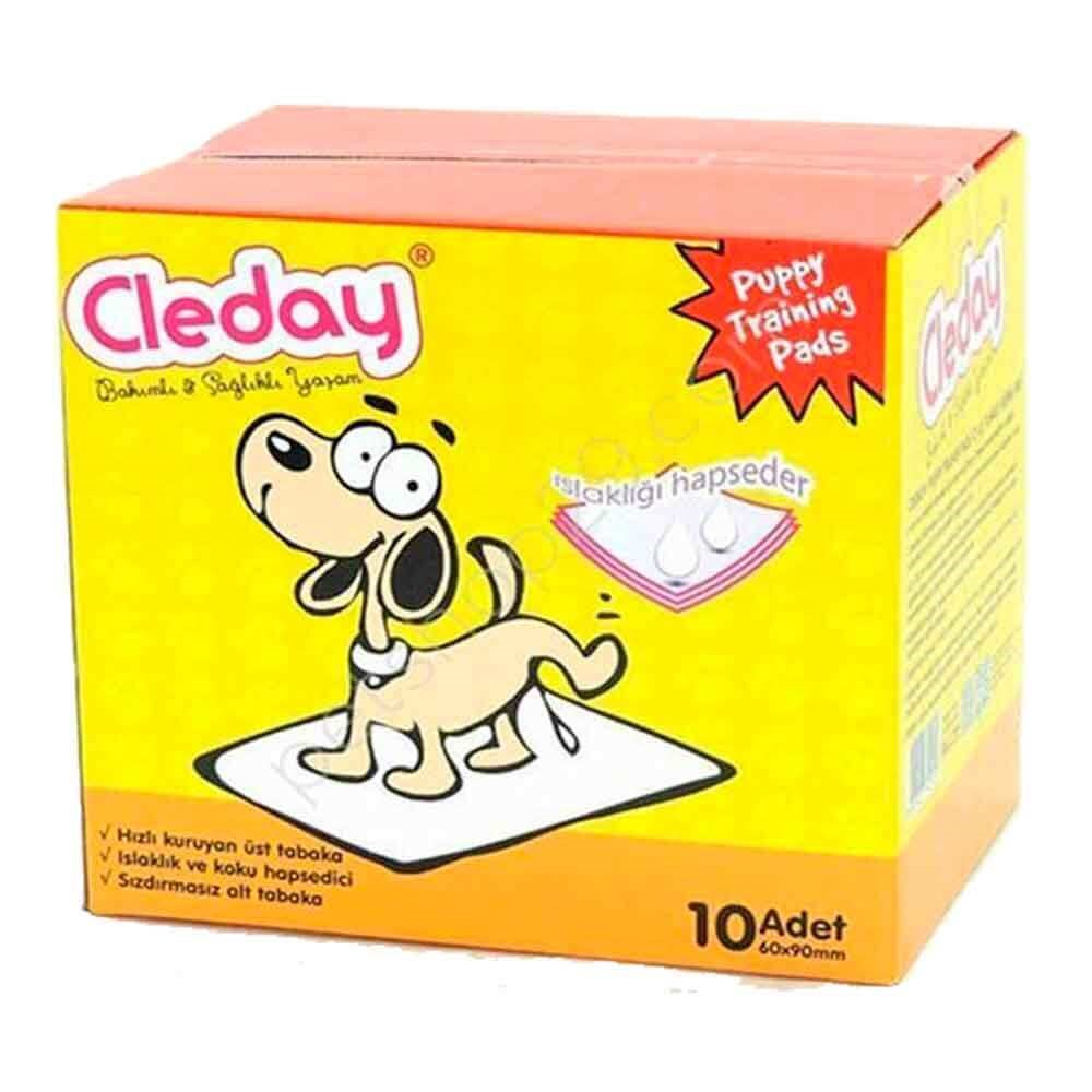 Cleday Sızdırmaz Yavru Köpek Çiş Eğitim Pedi 60x90 Cm 10Lu 8697423740105 CLEDAY Köpek Çiş Alıştırma Pedleri Amazon Pet Center