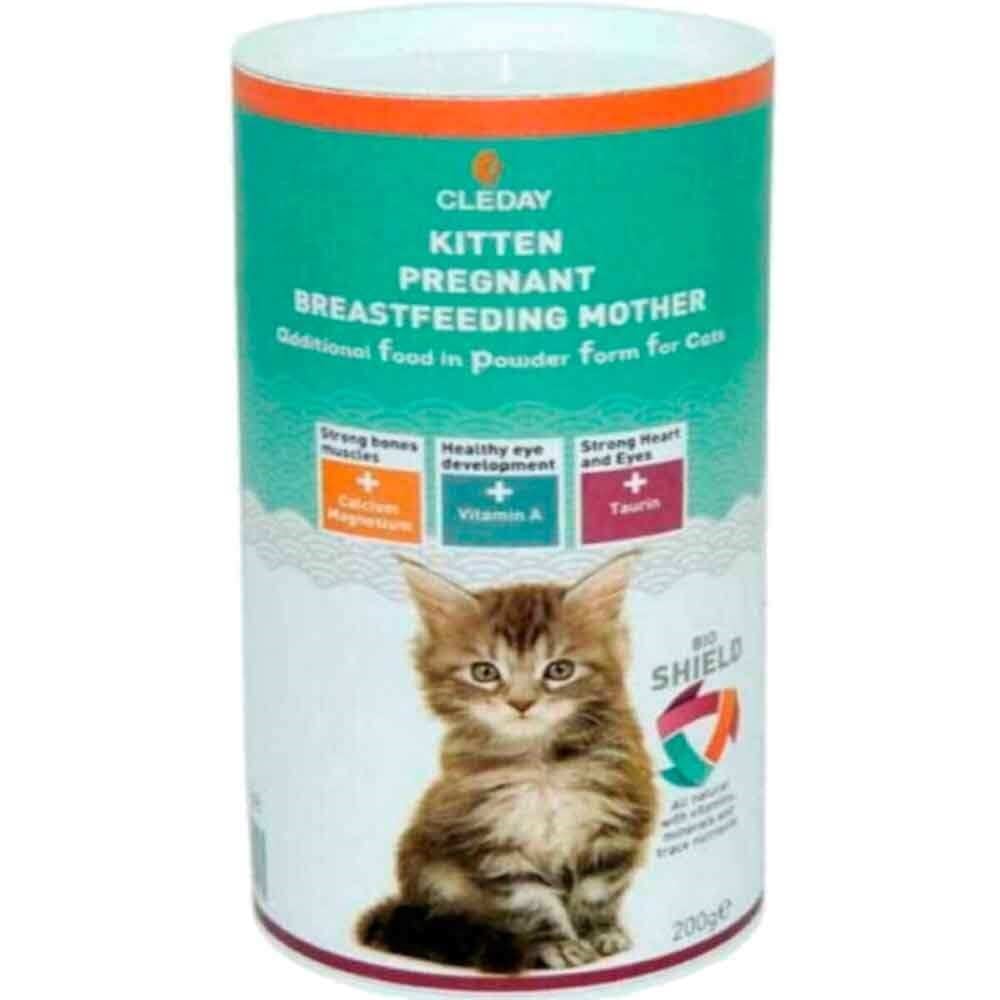 Cleday Yavru Kediler İçin Süt Tozu 200 Gr 8681451002274 CLEDAY Yavru Kedi Bakım Ürünleri Amazon Pet Center