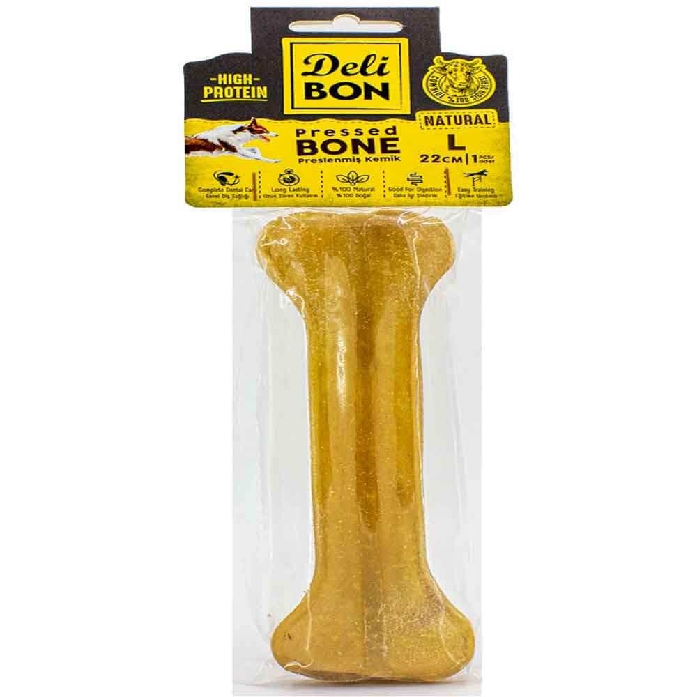 DeliBon Deri Press Köpek Kemik 22 Cm Natural 1 Ad 8680782160127 Delibon Yenilebilir Pres Köpek Kemikleri Amazon Pet Center