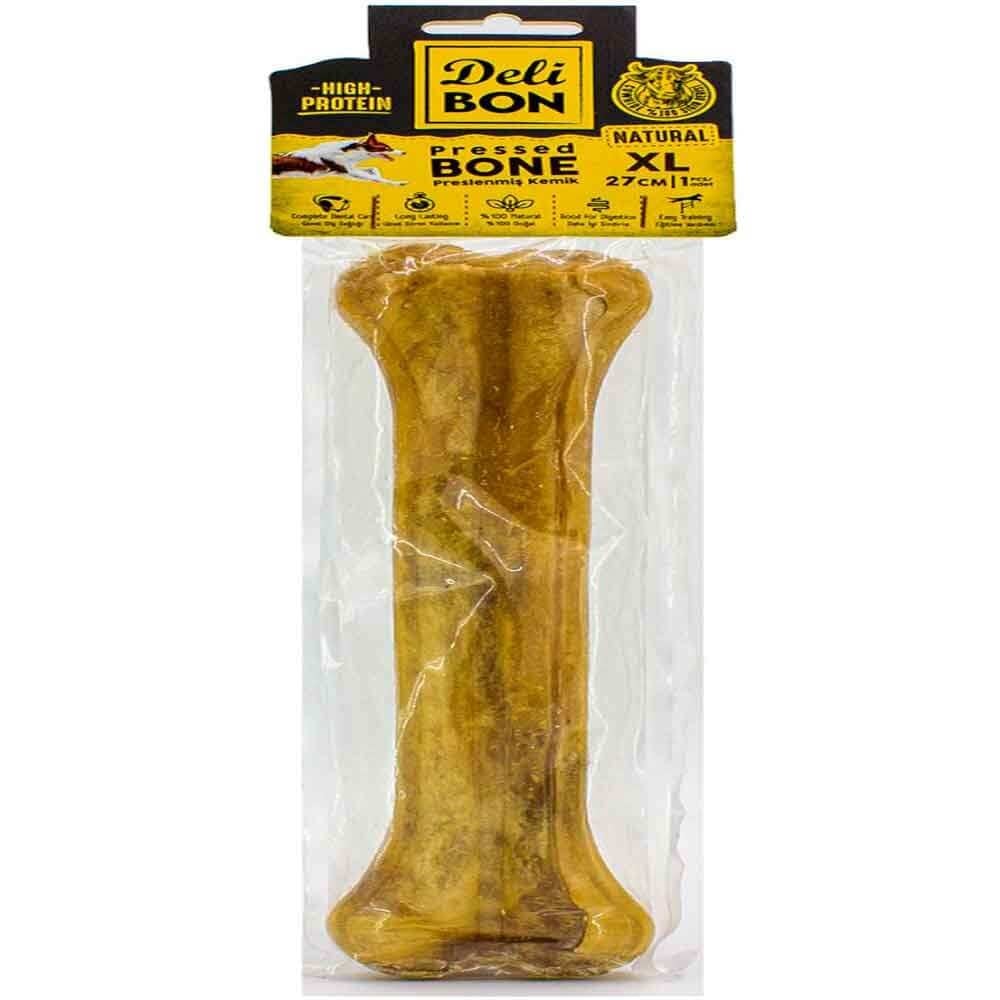 DeliBon Deri Press Köpek Kemik 27 Cm Natural 1 Ad 8680782160141 Delibon Yenilebilir Pres Köpek Kemikleri Amazon Pet Center