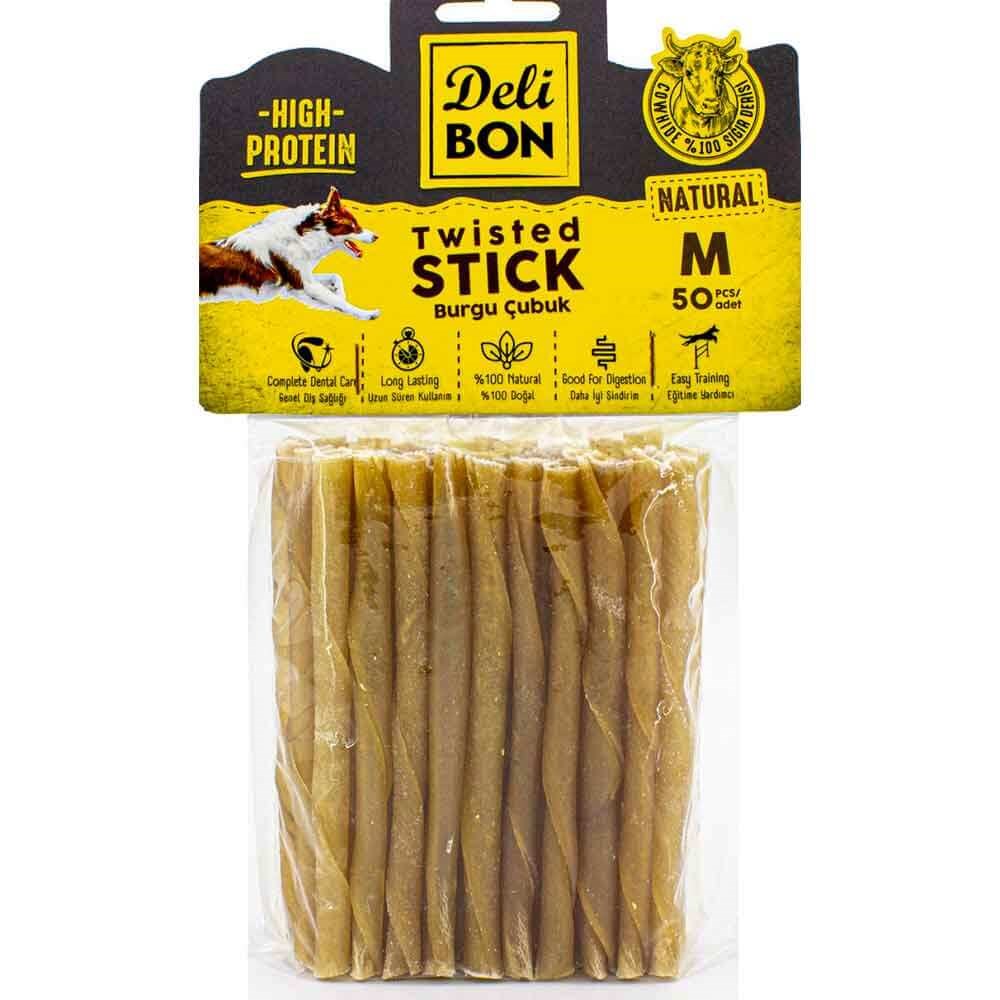 DeliBon Köpek Ödül Kemiği Burgu Çubuk Kalın 50 Ad Natural 8680782160264 Delibon Yenilebilir Pres Köpek Kemikleri Amazon Pet Center
