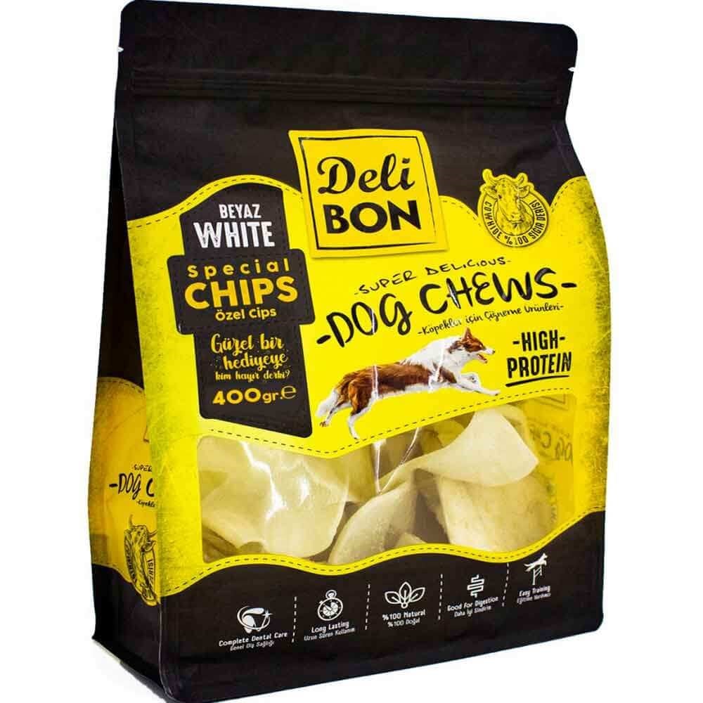 DeliBon Köpek Ödülü Cips 400 Gr Natural 8680782160462 Delibon Yenilebilir Pres Köpek Kemikleri Amazon Pet Center