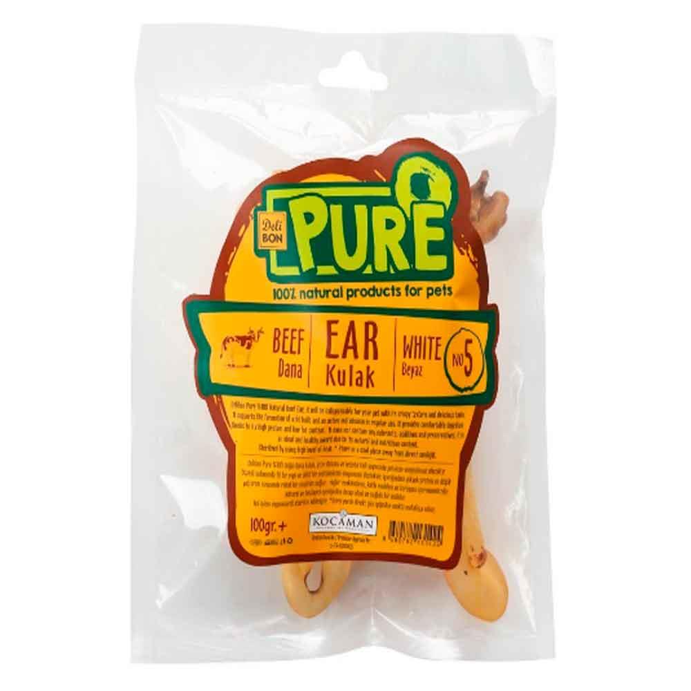 Delibon Pure Köpekler İçin Kurutulmuş Dana Kulak 2 Li Paket 8680782131424 Amazon Pet Center