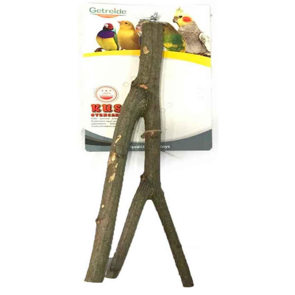 Doğal Ahşap Kuş Tüneği 37 Cm 8682529014212 Amazon Pet Center