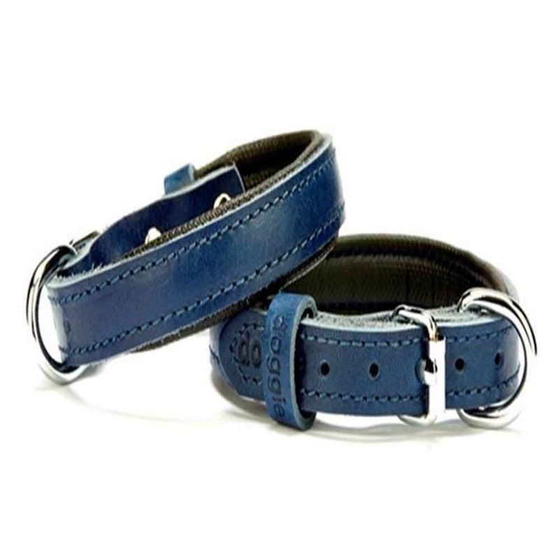 Doggie Comfort Deri Boyun Tasması 1510 S Mavi 8680782100048 Doggie Köpek Boyun Tasmaları Amazon Pet Center
