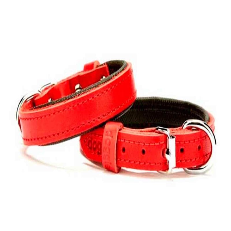 Doggie Comfort Deri Köpek Boyun Tasması SBT-1510 S Kırmızı 8680782100031 Doggie Köpek Boyun Tasmaları Amazon Pet Center