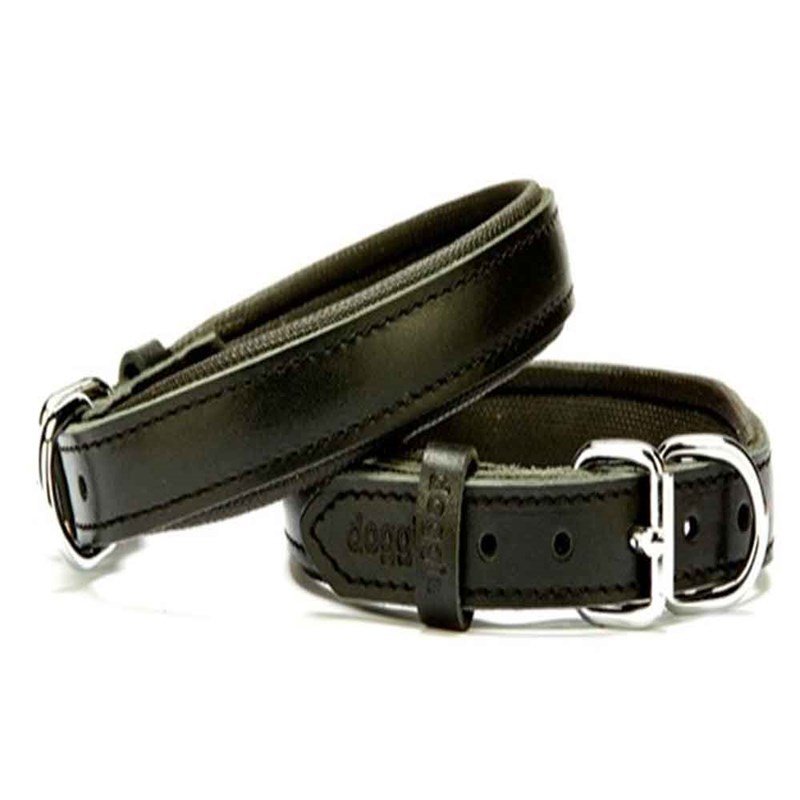 Doggie Comfort Deri Köpek Boyun Tasması SBT-2510 Siyah 8680782100215 Doggie Köpek Boyun Tasmaları Amazon Pet Center
