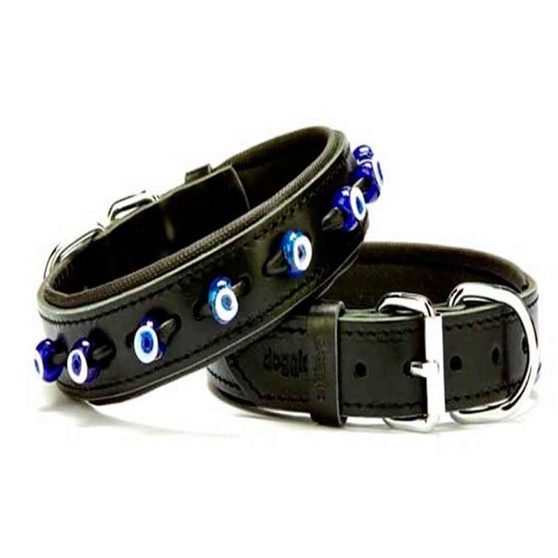 Doggie Comfort Yumuşak Dokulu Nazar Boncuklu Köpek Boyun Tasması SBT-2523 Siyah 8680782101878 Doggie Köpek Boyun Tasmaları Amazon Pet Center