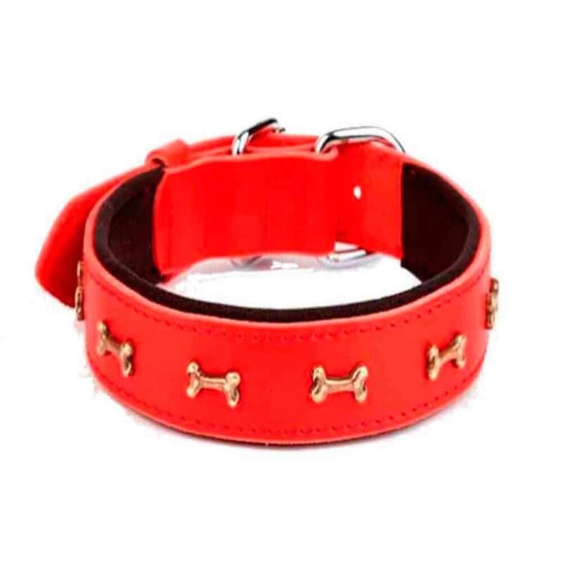 Doggie Deri Boyun Tasması Kırmızı SBT 4062 M 8680782125041 Doggie Köpek Boyun Tasmaları Amazon Pet Center