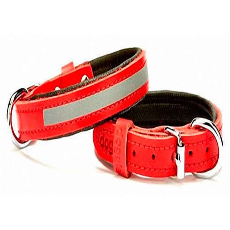 Doggie Yumuşak Dokulu Reflektifli Köpek Boyun Tasması Kırmızı SBT-2045 M 8680782103148 Doggie Köpek Boyun Tasmaları Amazon Pet Center