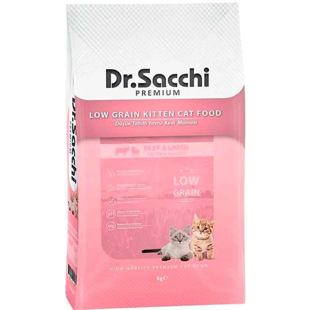 Dr. Sacchi Yavru Kedi Maması Düşük Tahıllı 1 Kg 8690286595004 Amazon Pet Center
