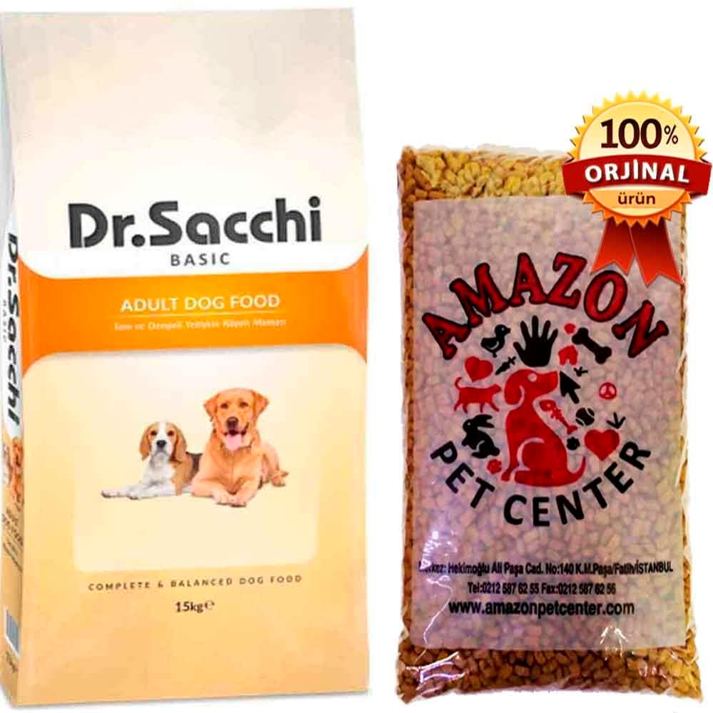 Dr.Sacchi Tavuklu Köpek Maması Açık 1 Kg 32122435 Amazon Pet Center