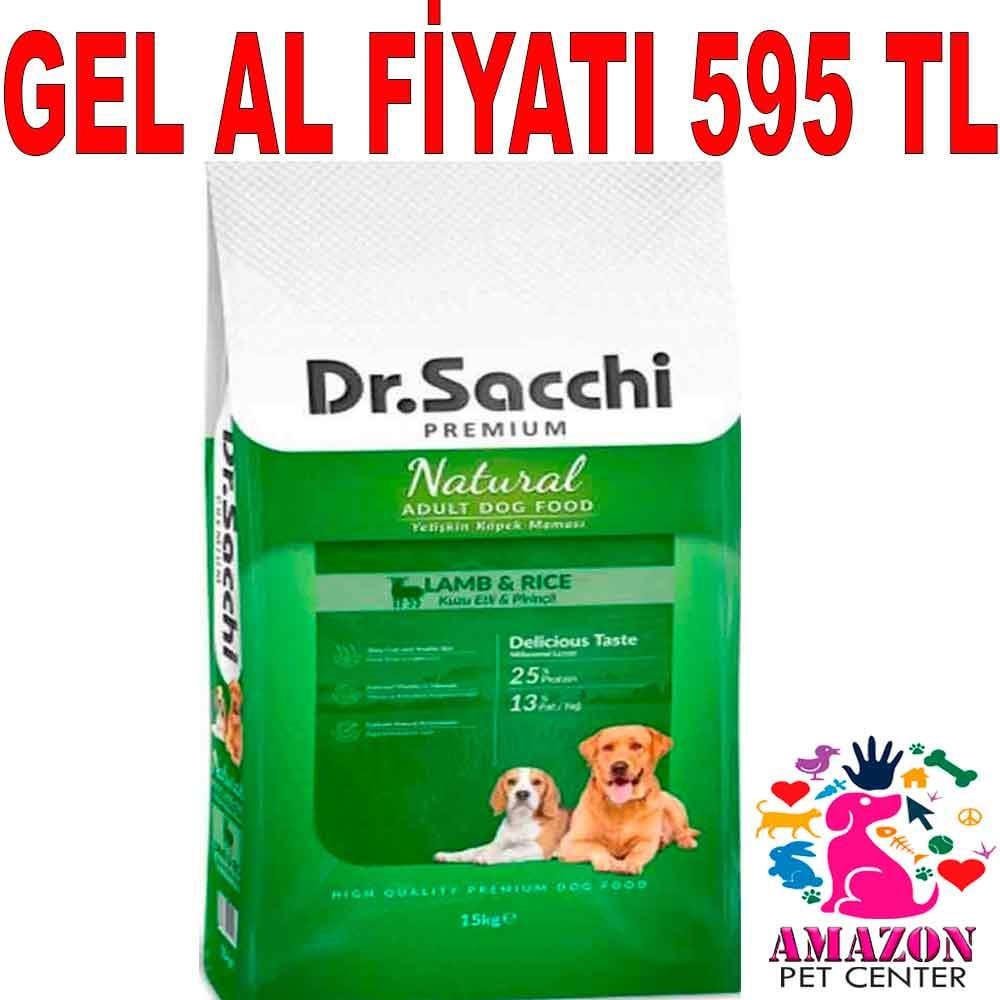 Dr.Sacchi Kuzu Etli Köpek Maması 15 Kg 18160000 Amazon Pet Center