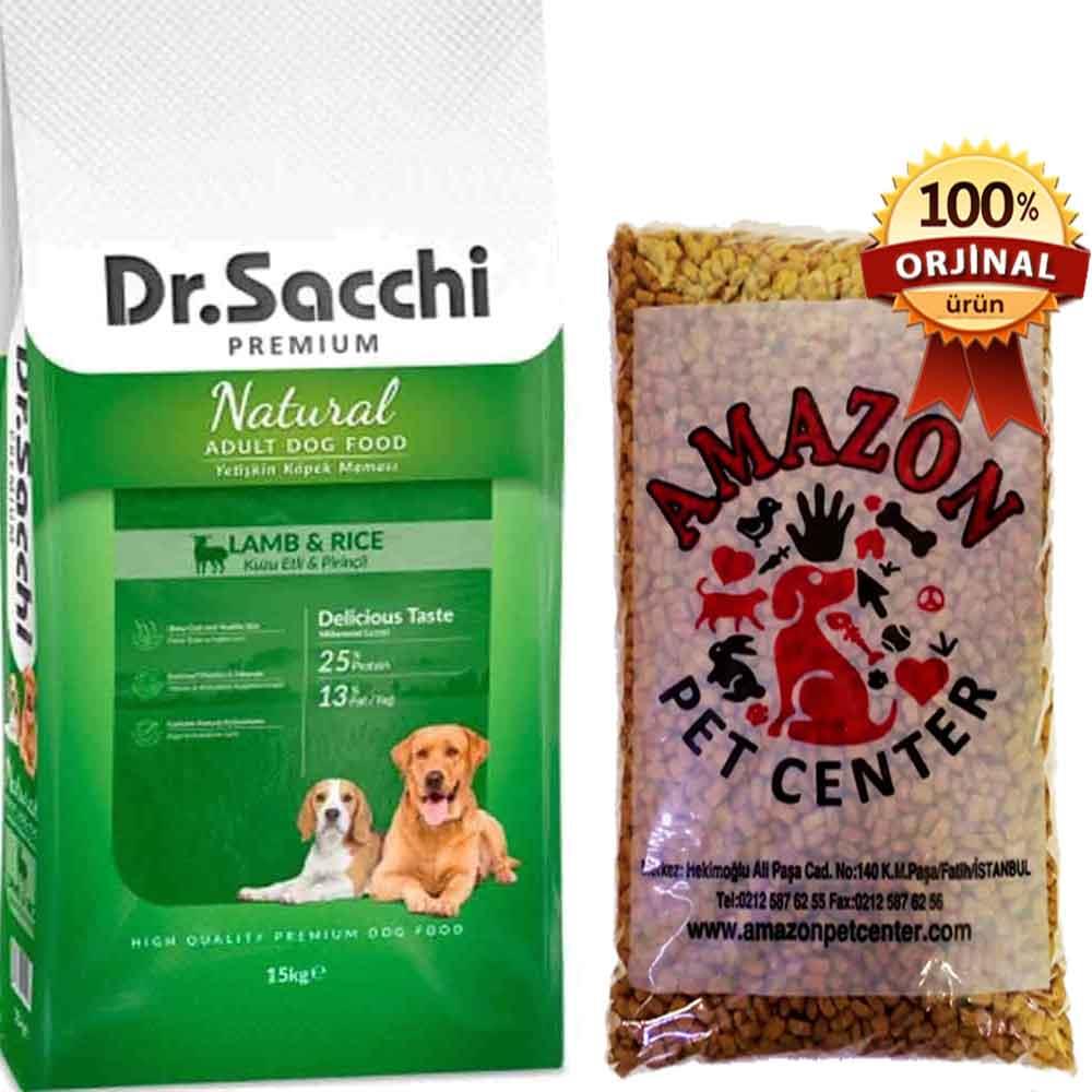 Dr.Sacchi Kuzu Etli Köpek Maması Açık 1 Kg 32121322 Amazon Pet Center