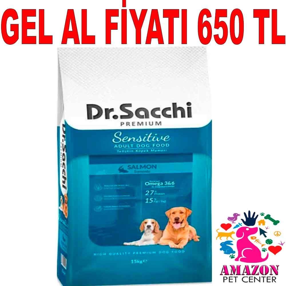 Dr Sacchi Salmonlu Köpek Maması 15 Kg 18161007 Amazon Pet Center
