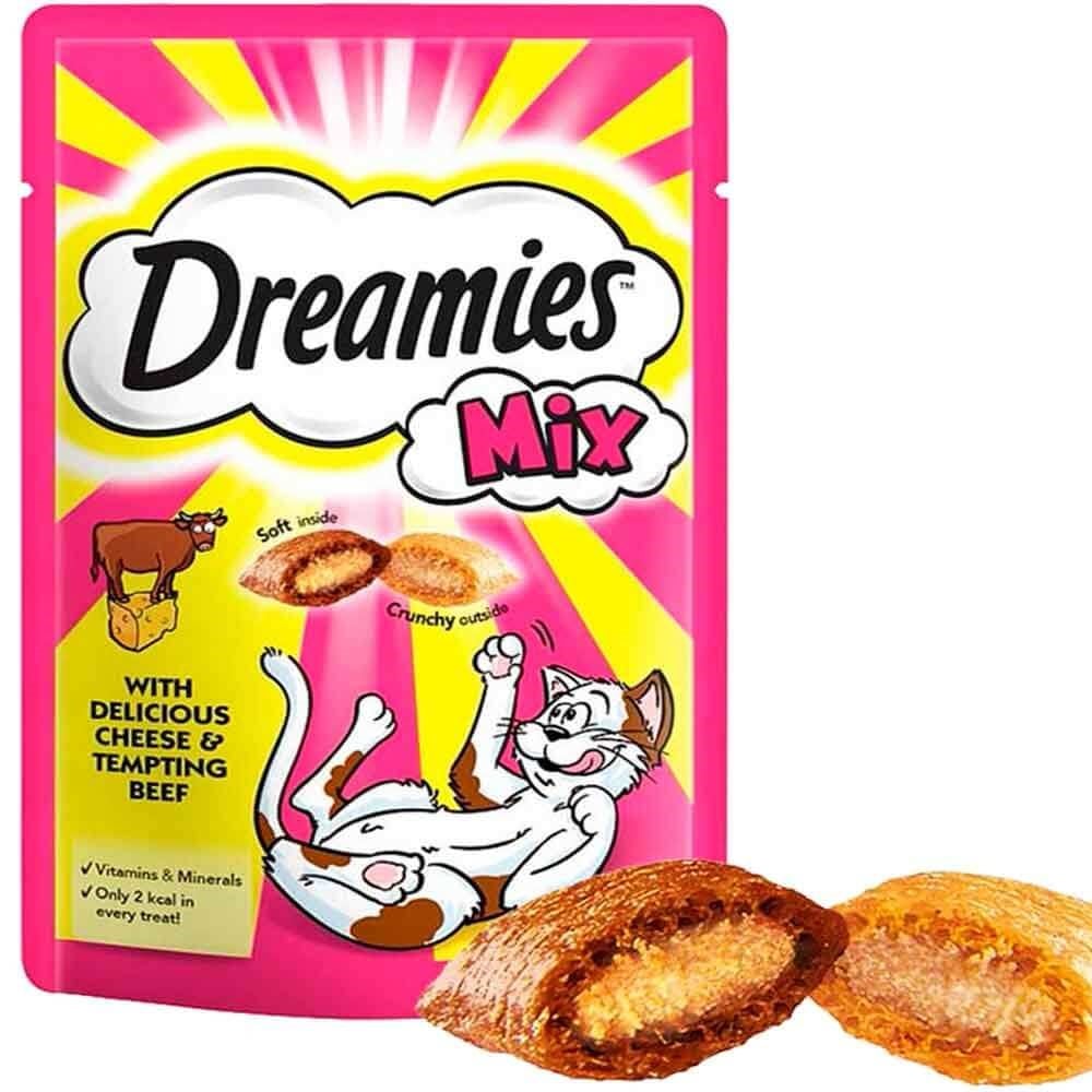 Dreamies Kedi Ödül Mix Sığır Etli Ve Peynirli 60 gr 4008429055331 Pedigree Kedi Ödülleri Amazon Pet Center