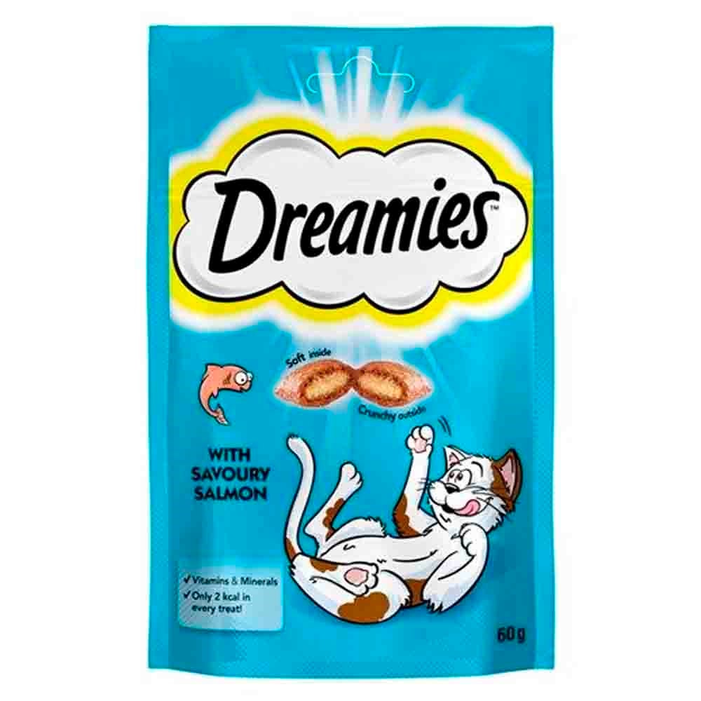 Dreamies Somonlu Kedi Ödülü 60 gr 5998749130483 Amazon Pet Center