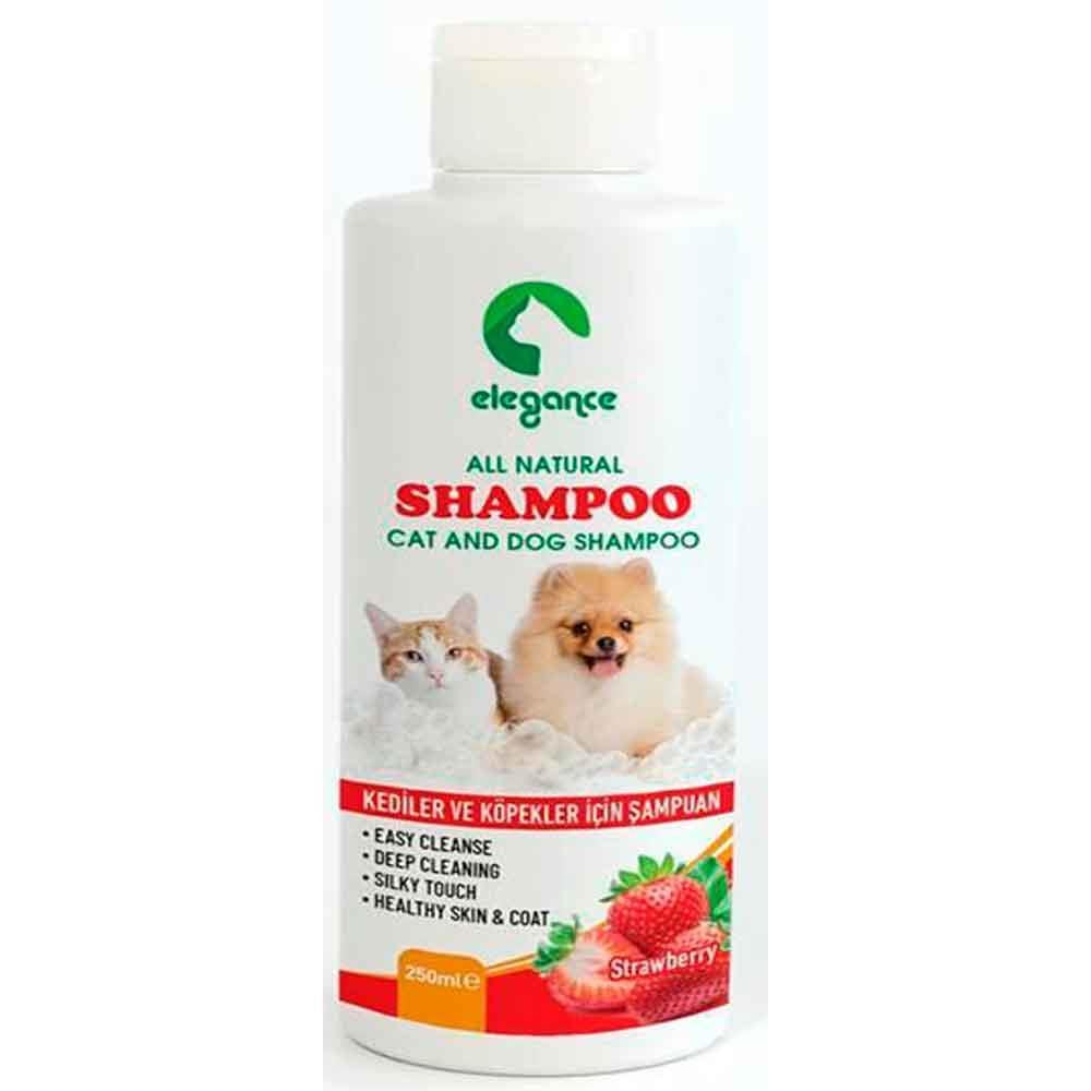 Elegance Kedi Köpek Şampuanı Çilekli 250 ML 8683801902616 Amazon Pet Center