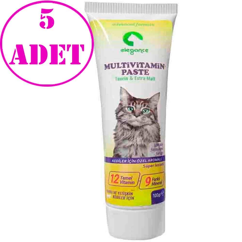 Elegance Multivitamin Paste Taurin & Extra Malt 100 Gr 5 AD 21430008 Amazon Pet Center