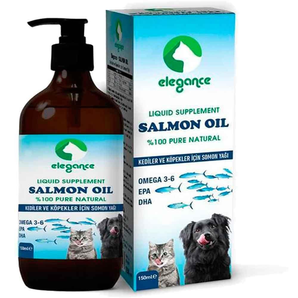 Elegance Somon Yağı Kedi ve Köpekler İçin 150ml 8683801902647 Amazon Pet Center