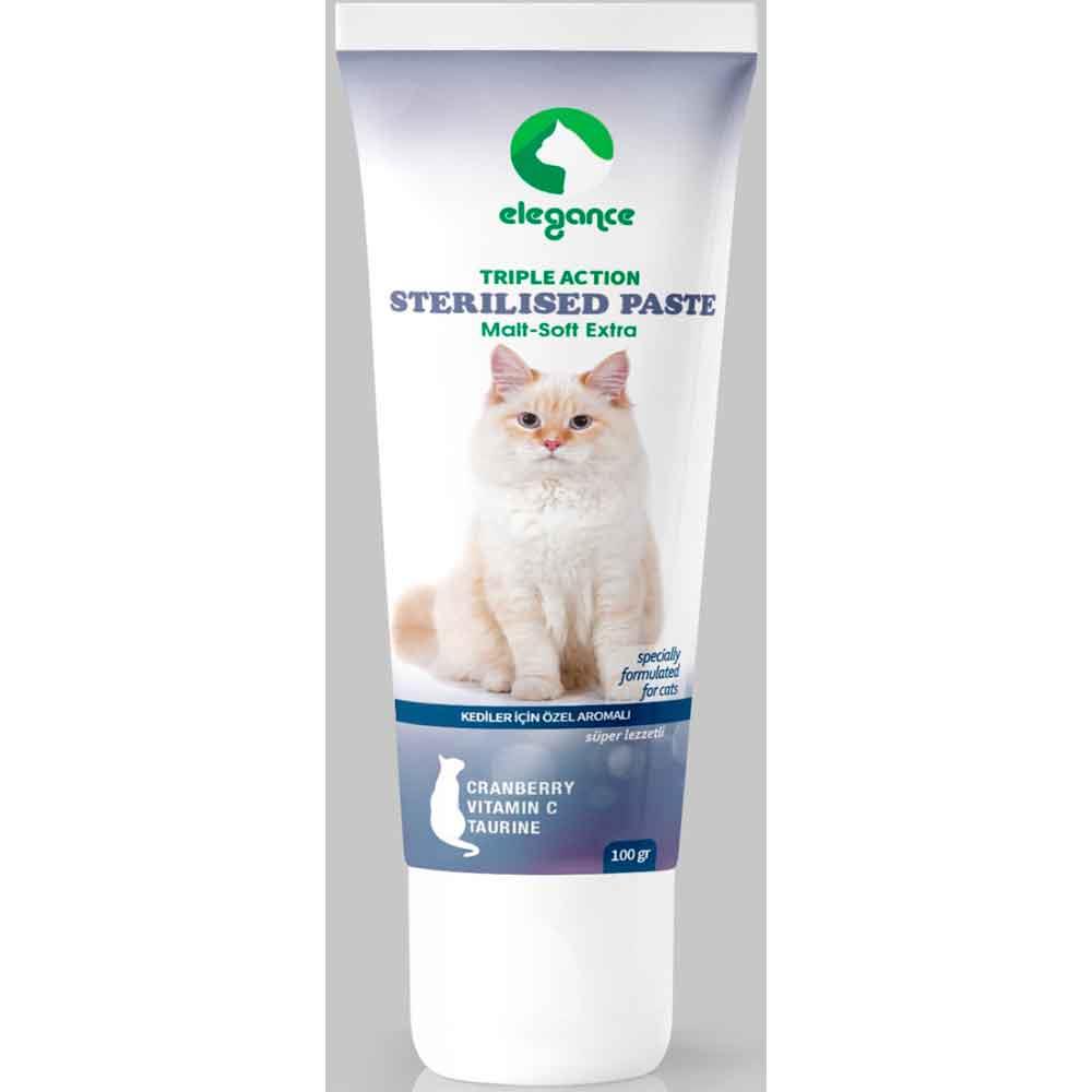 Elegance Sterilised Kısır Kedi Malt Macun 100gr 8683801902630 Amazon Pet Center
