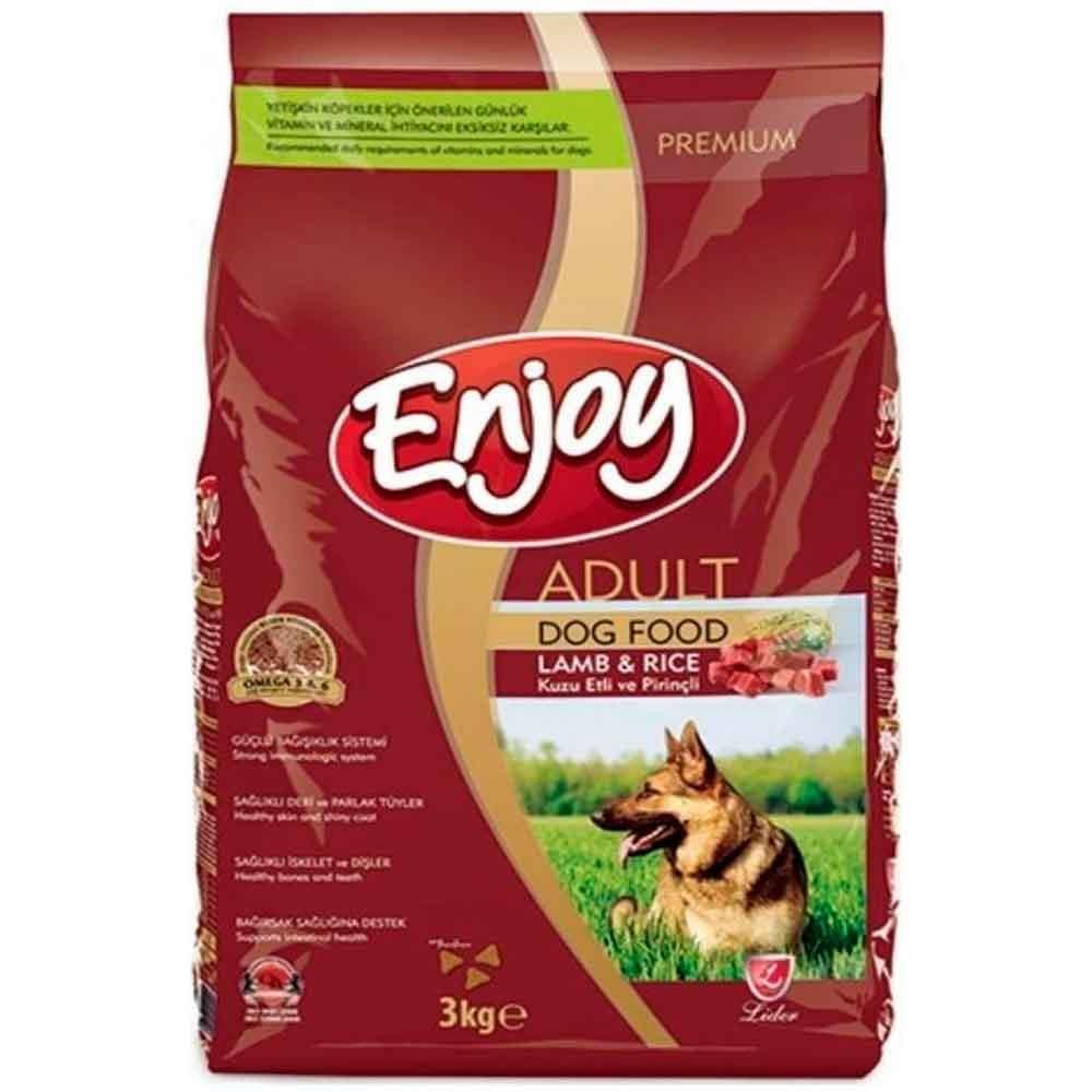 Enjoy Köpek Maması Kuzu Etli ve Pirinçli 3 Kg 8698995013451 Amazon Pet Center