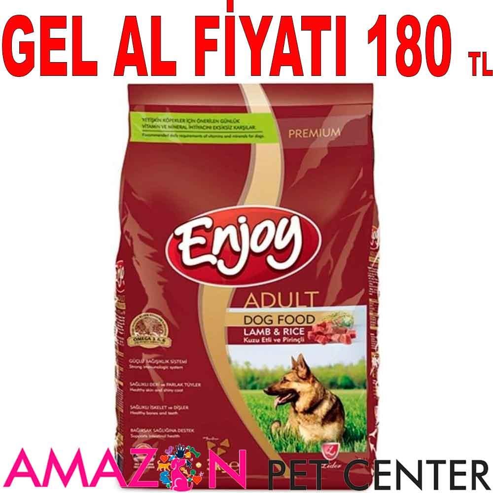 Enjoy Köpek Maması Kuzu Etli ve Pirinçli 3 Kg 21512001 Amazon Pet Center