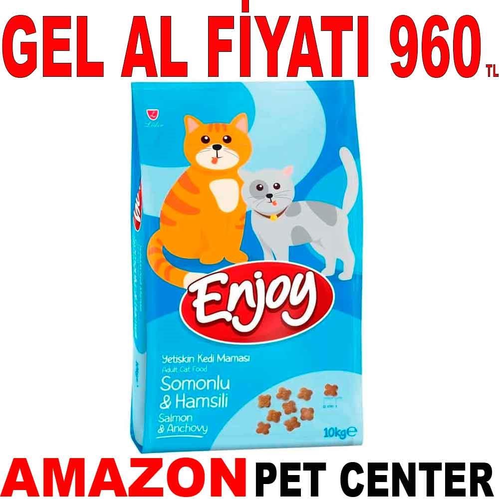 Enjoy Somonlu Kedi Maması 10 Kg 19991009 Amazon Pet Center