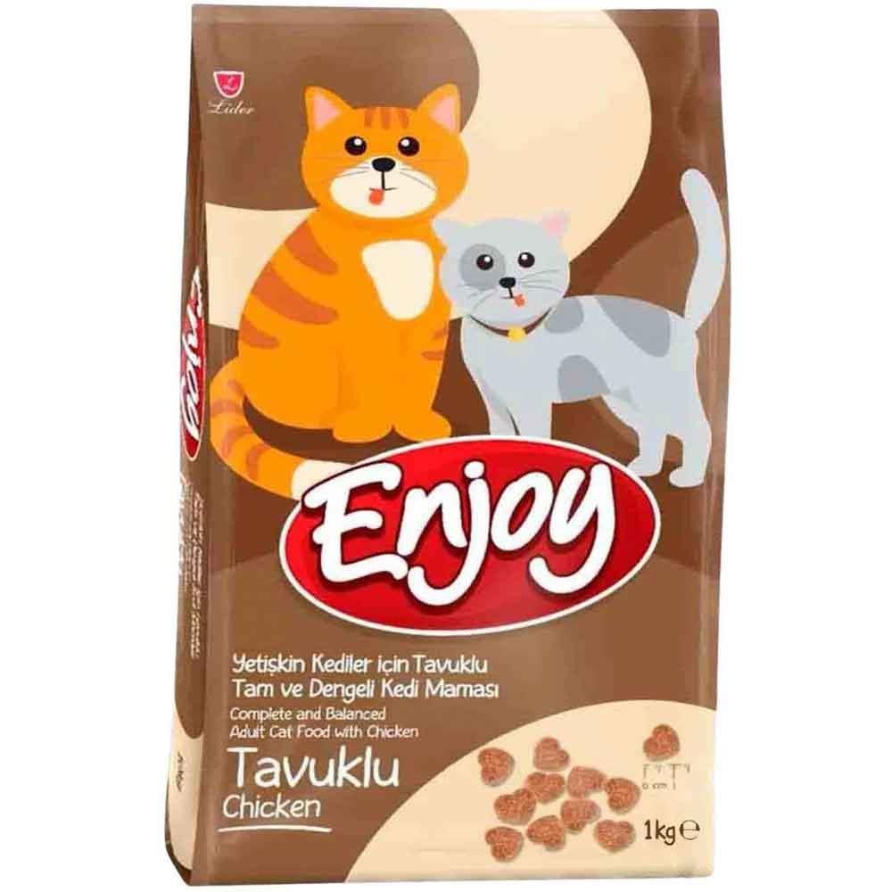 Enjoy Tavuklu Kedi Maması 1 Kg 8698995011419 Amazon Pet Center