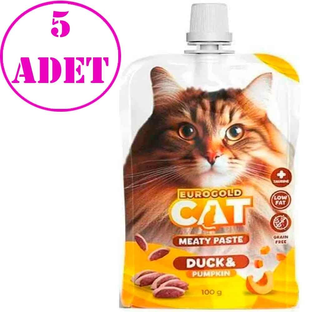 Euro Gold Cat Et Ezmesi Ördek Balkabağı 100 Gr 5 AD 21371004 Amazon Pet Center