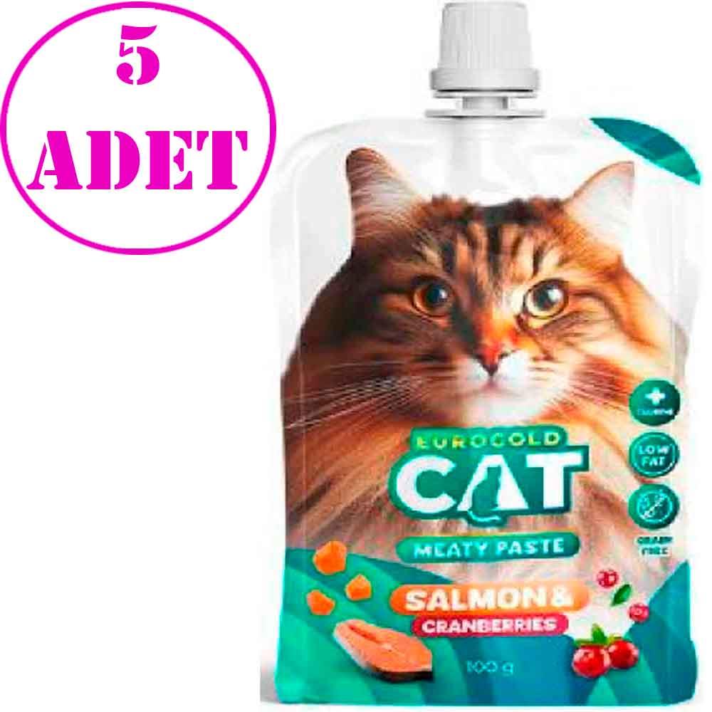 Euro Gold Cat Et Ezmesi Somon-Kızılcık 100 Gr 5 AD 21375002 Amazon Pet Center