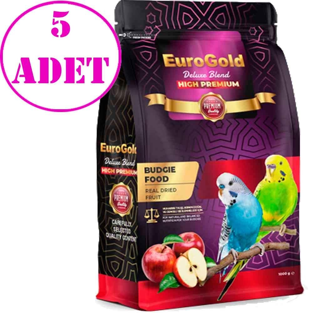 Euro Gold Deluxe Blend Gerçek Elmalı Premium Muhabbet Yemi 1 Kg 5 AD 32132564 Amazon Pet Center