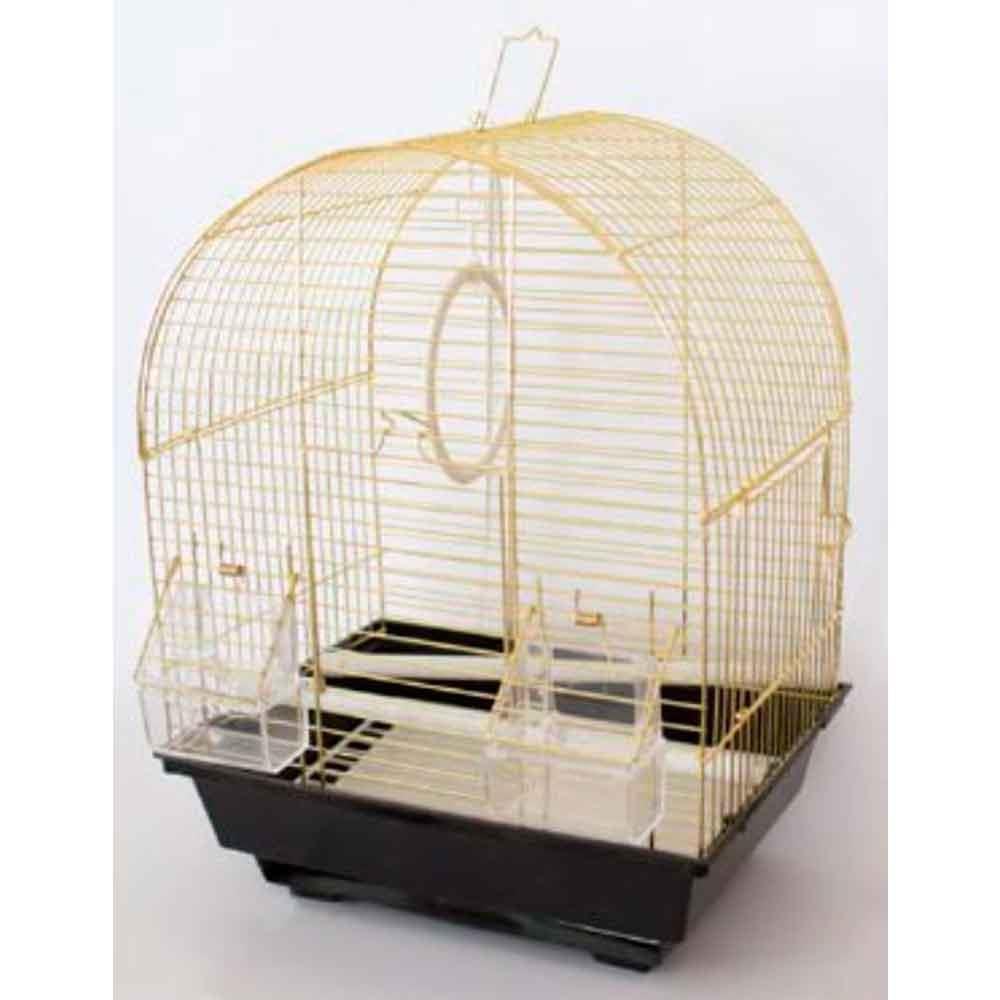 Euro Gold Kuş Kafesi Oval Çatılı Pirinç Kaplama 1100AG 32109771 Amazon Pet Center