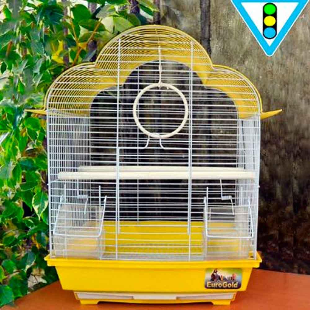 Euro Gold Kuş Kafesi Papatya Çatı Karışık Renkli 1217A 32109863 Amazon Pet Center