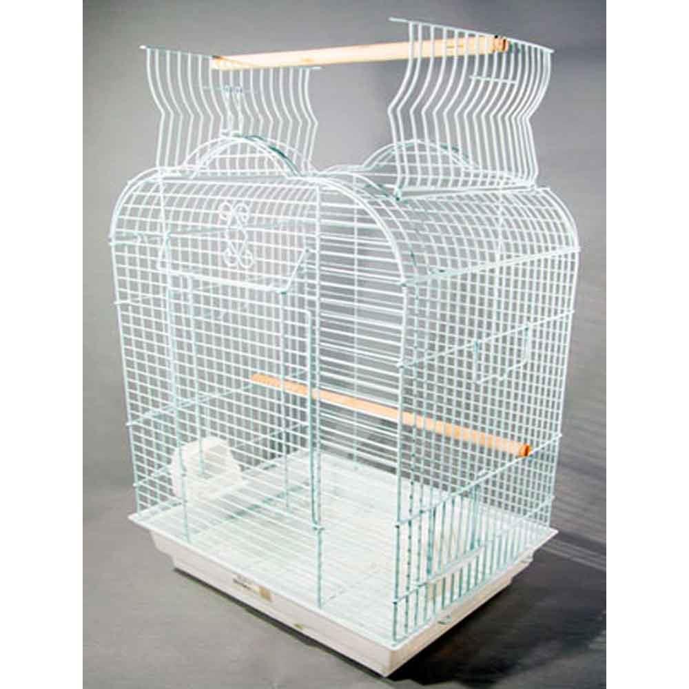 Euro Gold Papağan Kafesi Oval Çatılı Beyaz 32137101 Amazon Pet Center