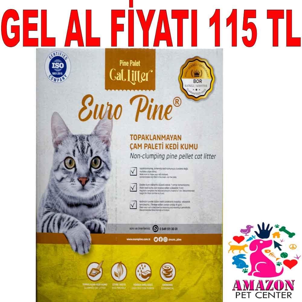 Euro Pine Kedi Kumu Çam Pelleti 10 Lt 20642006 Amazon Pet Center