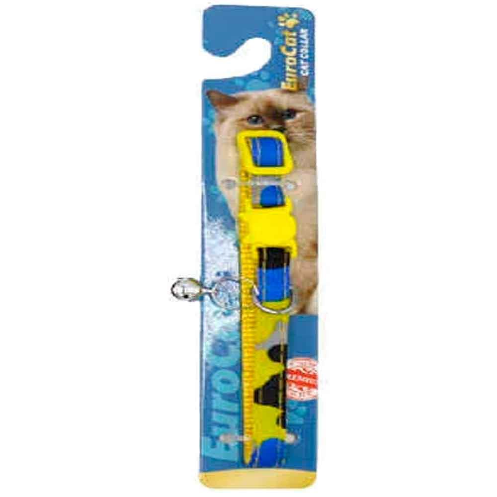 Eurocat Kedi Boyun Tasması Kamuflaj Desenli Sarı 28 cm 8681144195528 Amazon Pet Center