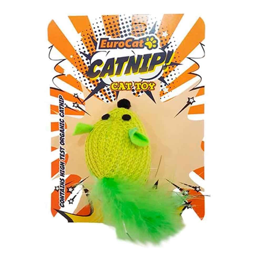 EuroCat Kedi Oyuncağı Tombik Tük Kuyruklu Fare 12 Cm 8681144191094 Amazon Pet Center