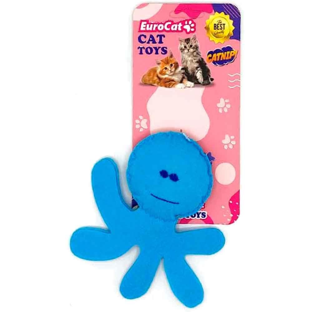 EuroCat Toys Ahtapot Şeklinde Kedi Oyuncağı 8681144196181 Amazon Pet Center