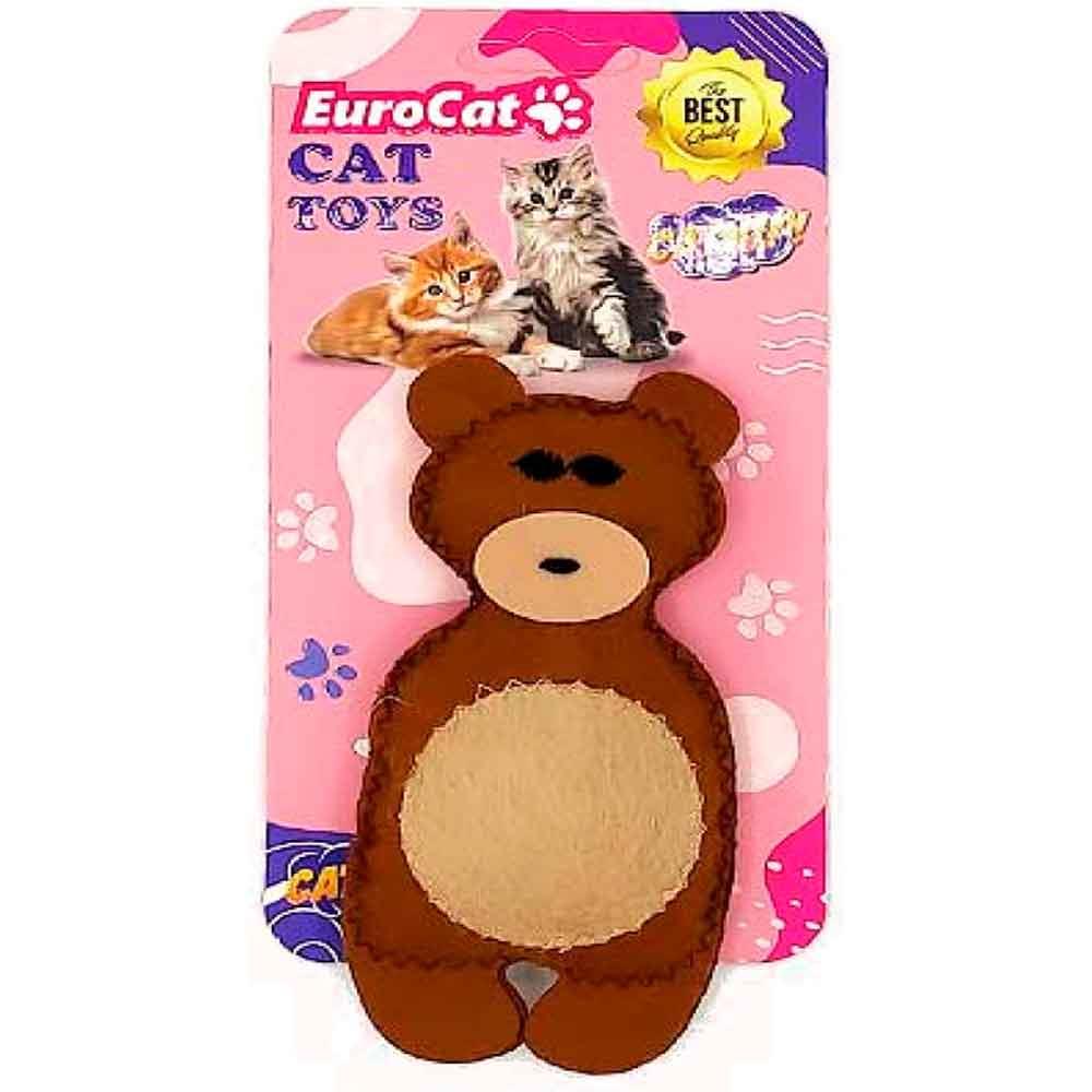 EuroCat Toys Ayı Kedi Oyuncağı 8681144195931 Amazon Pet Center