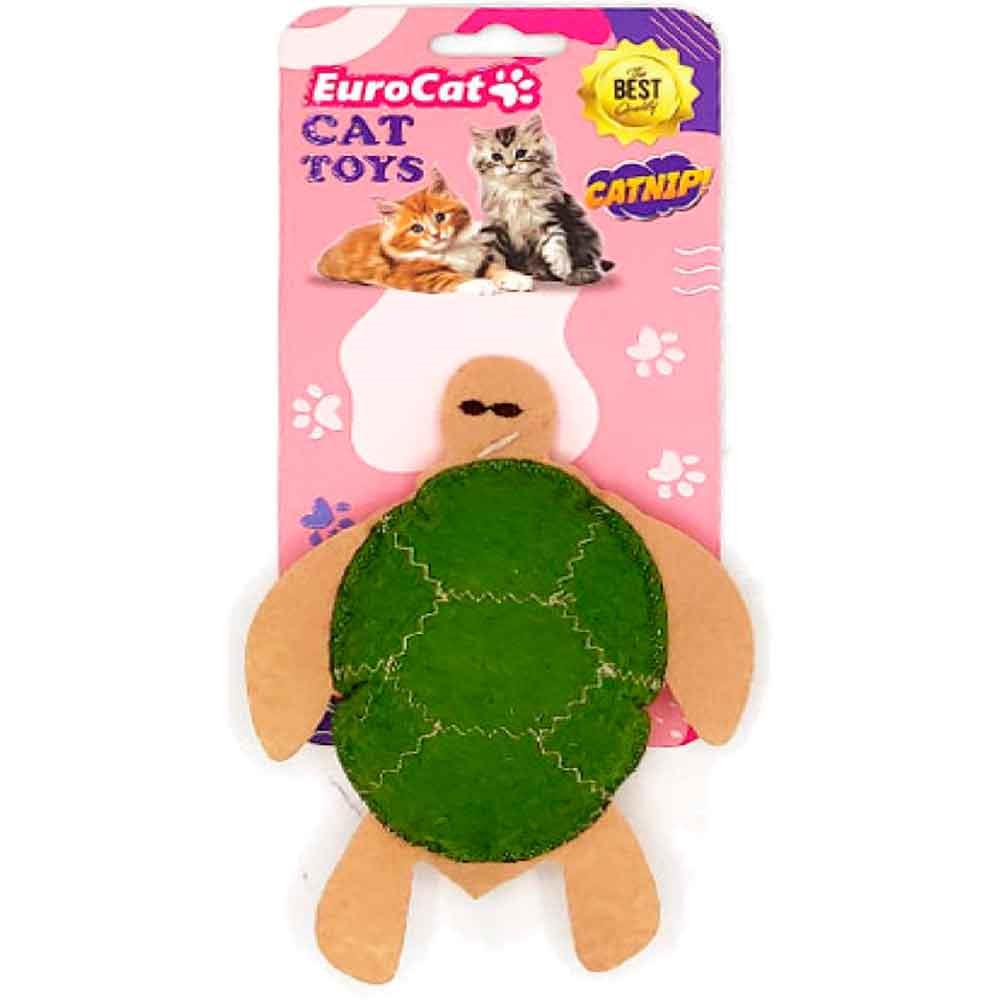 EuroCat Toys Kaplumbağa Kedi Oyuncağı 8681144195986 Amazon Pet Center