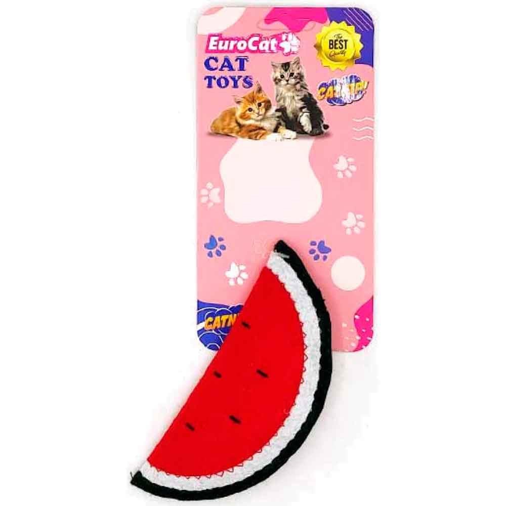 EuroCat Toys Karpuz Dilimi Kedi Oyuncağı 8681144196112 Amazon Pet Center