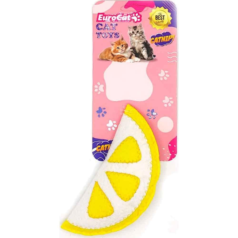 EuroCat Toys Limon Dilimi Kedi Oyuncağı 8681144196136 Amazon Pet Center