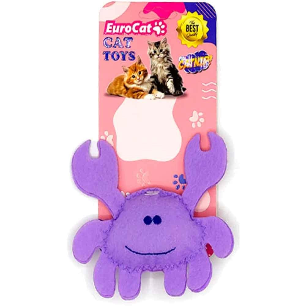 EuroCat Toys Yengeç Şeklinde Kedi Oyuncağı 8681144196174 Amazon Pet Center